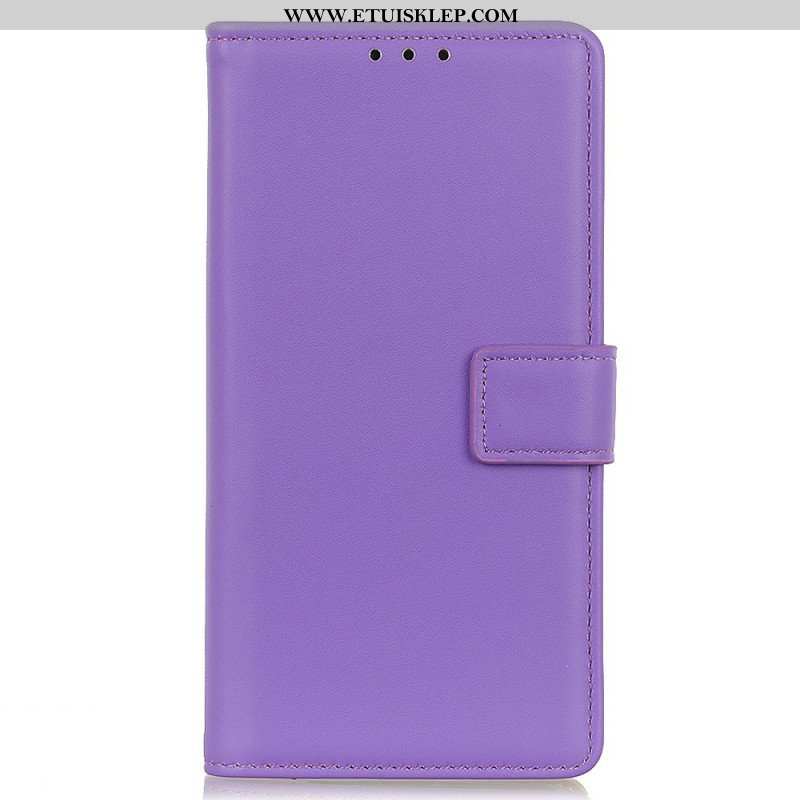 Etui Folio do Oppo Reno 7 Zwykła Sztuczna Skóra